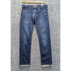 Everlane Selvedge Denim Slim Fit Jeans Mens 29X30 Organic Cotton Indie Blue